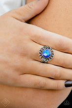 Load image into Gallery viewer, Round Table Runway - Blue